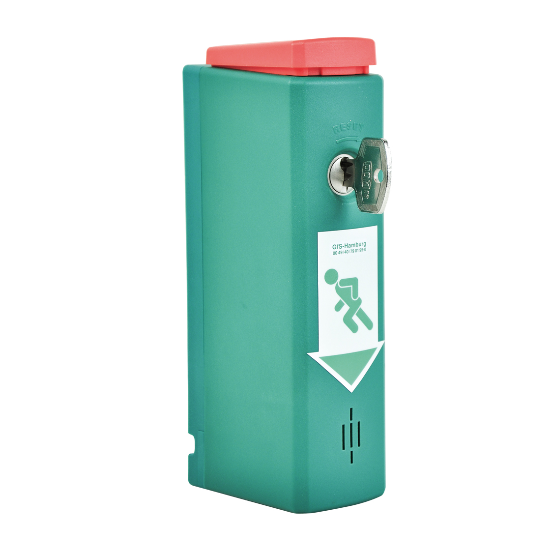 GfS Magnet EH-Türwächter® mit Voralarm grünes Kunststoffgehäuse