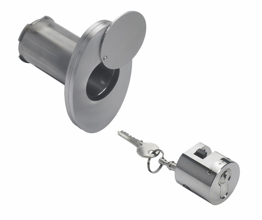 PZ SchlüsselSafe mini-FL - Rohrtresor zur Flanschbefestigung